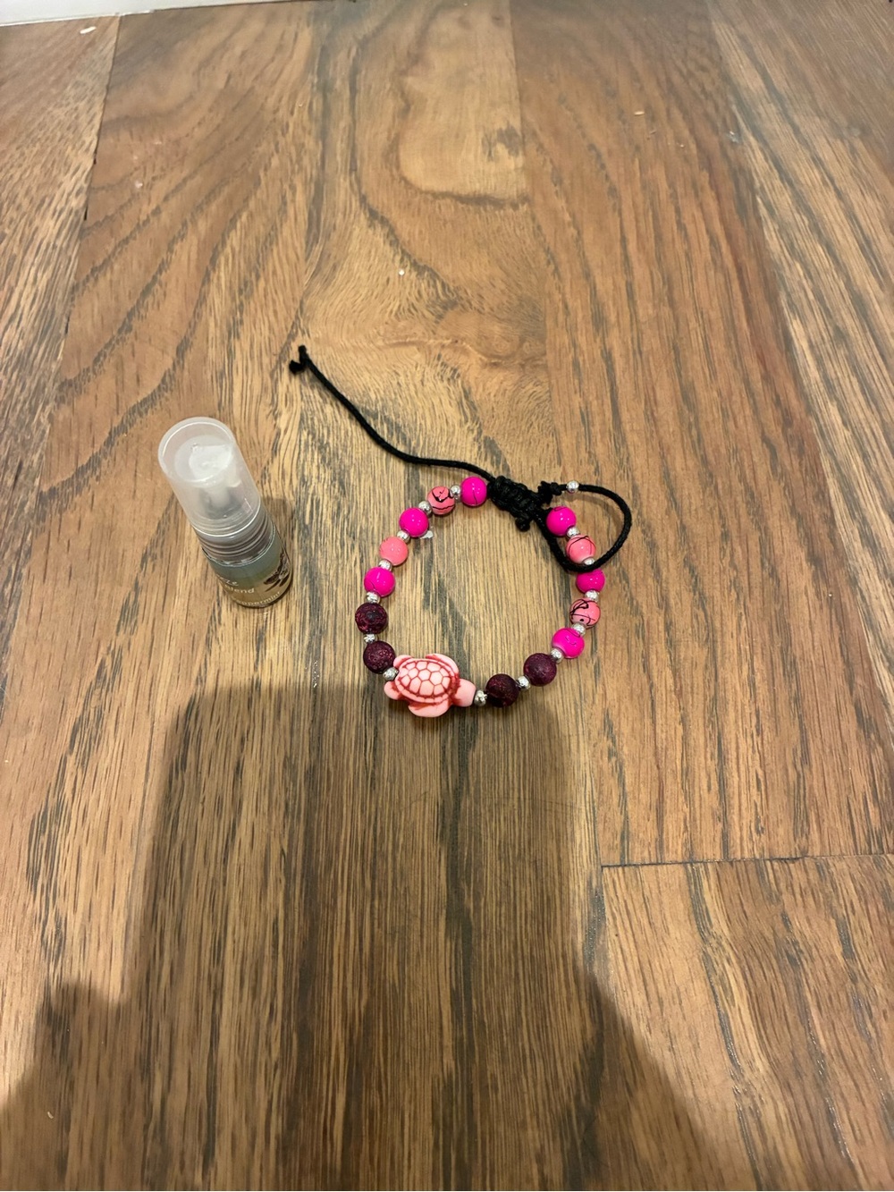 Kids Pink Turtle Bead Bracelet - Brand